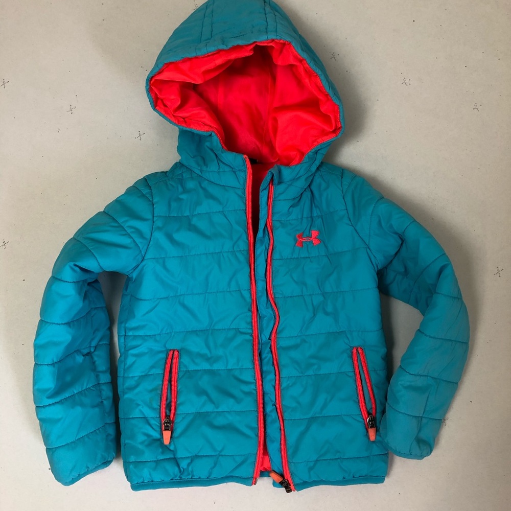 Kids Child’s Under Armour Jacket Coat Blue Age 4